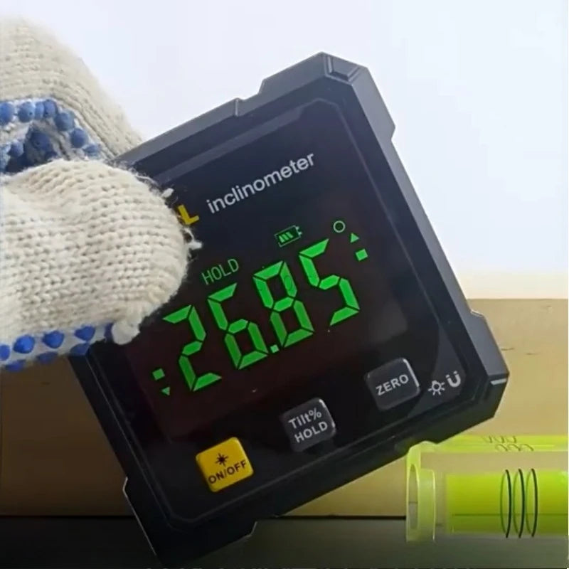 Digital Angle Gauge - מד זווית דיגיטלי דיגיטלי מדויק